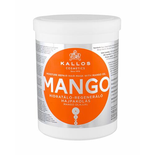 Maska na vlasy Kallos Cosmetics Mango 1000 ml