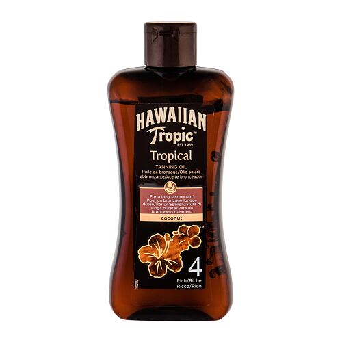 Přípravek po opalování Hawaiian Tropic Tropical Tanning Oil SPF4 200 ml