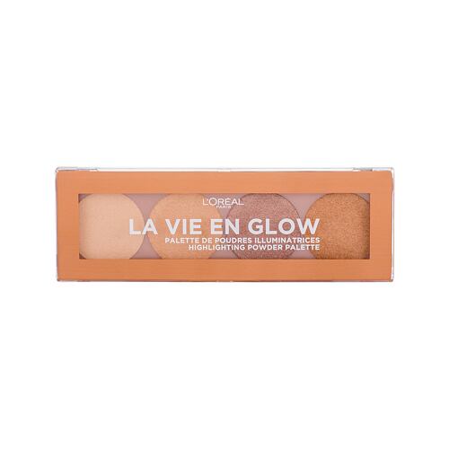 Rozjasňovač L'Oréal Paris Wake Up & Glow La Vie En Glow 5 g 001 Warm Glow