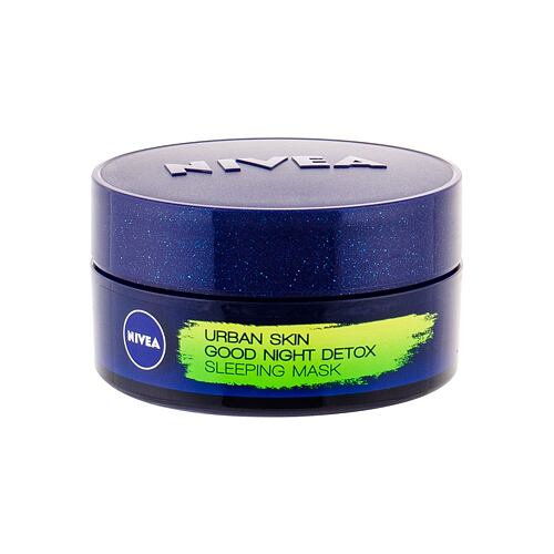 Pleťová maska Nivea Urban Skin Detox Good Night Mask 50 ml poškozená krabička