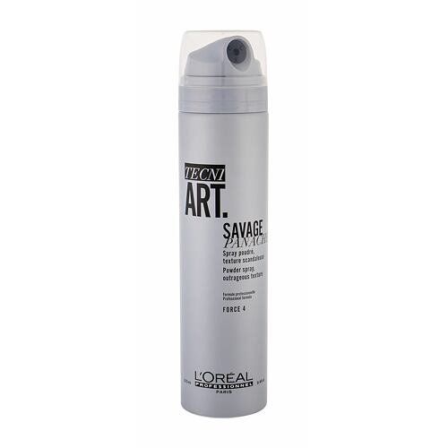 Objem vlasů L'Oréal Professionnel Tecni.Art Savage Panache Powder Spray 250 ml poškozený flakon