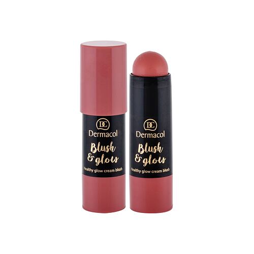 Tvářenka Dermacol Blush & Glow 6,5 g 04 poškozený obal