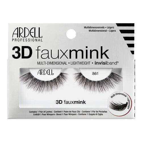 Umělé řasy Ardell 3D Faux Mink 861 1 ks Black