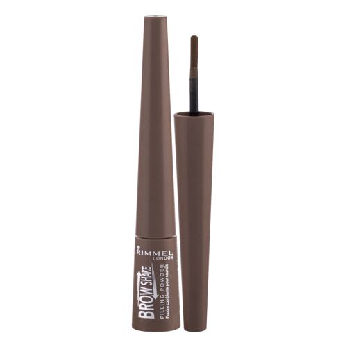 Pudr na obočí Rimmel London Brow Shake Filling Powder 0,7 g 002 Medium Brown
