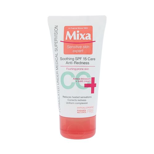 CC krém Mixa Anti-Redness SPF15 50 ml poškozená krabička