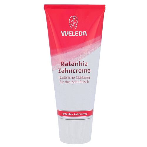 Zubní pasta Weleda Toothpaste Ratanhia 75 ml poškozená krabička