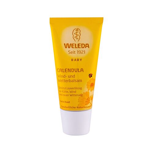Denní pleťový krém Weleda Baby Calendula Weather Protective Balm 30 ml poškozená krabička