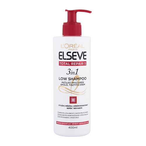 Šampon L'Oréal Paris Elseve Total Repair 5 3in1 Low Shampoo 400 ml