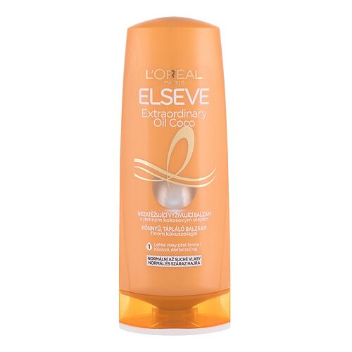 Balzám na vlasy L'Oréal Paris Elseve Extraordinary Oil Coco Weightless Nourishing Balm 400 ml