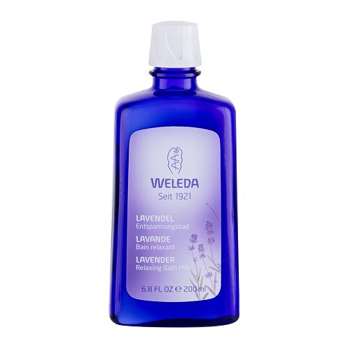 Koupelový olej Weleda Lavender Relaxing Bath Milk 200 ml poškozená krabička