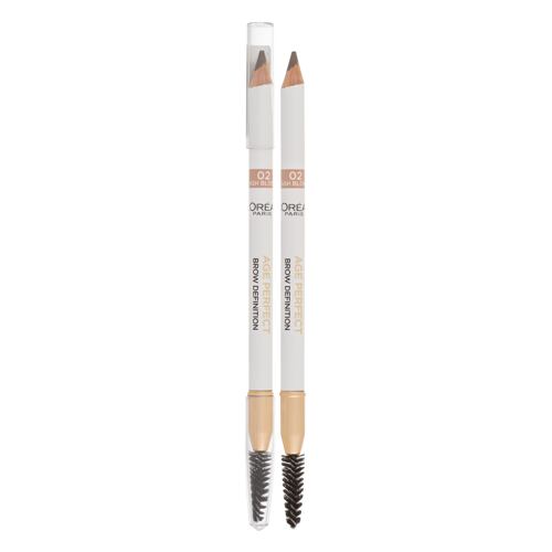 Tužka na obočí L'Oréal Paris Age Perfect Brow Definition 1 g 02 Ash Blond
