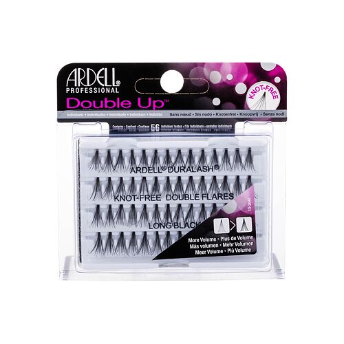 Umělé řasy Ardell Double Up  Duralash Knot-Free Double Flares 56 ks Long Black poškozená krabička