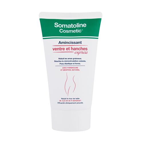 Pro zeštíhlení a zpevnění Somatoline Cosmetic Slimming Tummy and Hips Express Cream 150 ml poškozená krabička