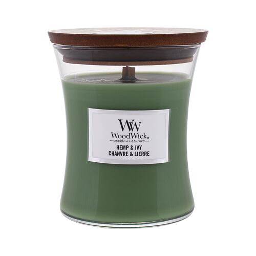 Vonná svíčka WoodWick Hemp & Ivy 275 g