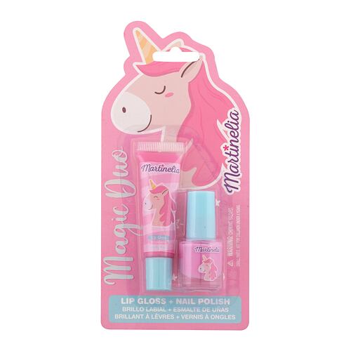 Lesk na rty Martinelia Unicorn Magic Duo 6 ml Strawberry poškozený obal Kazeta