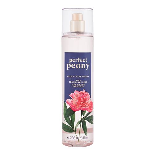 Tělový sprej Bath & Body Works Perfect Peony 236 ml poškozený flakon