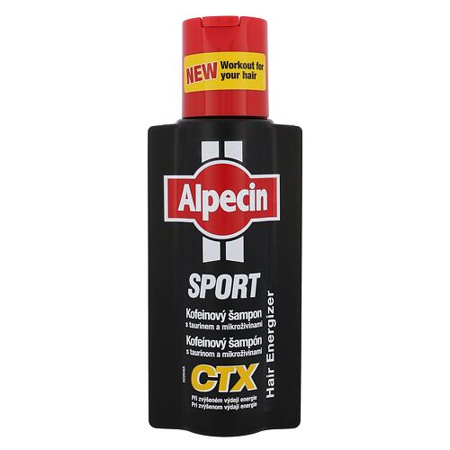 Šampon Alpecin Sport Coffein CTX 250 ml poškozený flakon