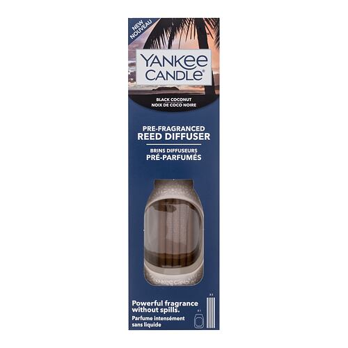Bytový sprej a difuzér Yankee Candle Black Coconut Pre-Fragranced Reed Diffuser 1 ks