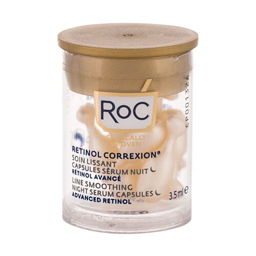 Pleťové sérum RoC Retinol Correxion Line Smoothing Advanced Retinol Night Serum Capsules 3,5 ml poškozená krabička