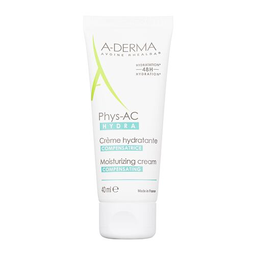 Denní pleťový krém A-Derma Phys-AC Hydra Compensating Moisturizing Cream 40 ml poškozená krabička