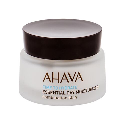 Denní pleťový krém AHAVA Time To Hydrate Essential Day Moisturizer Combination Skin 50 ml poškozená krabička