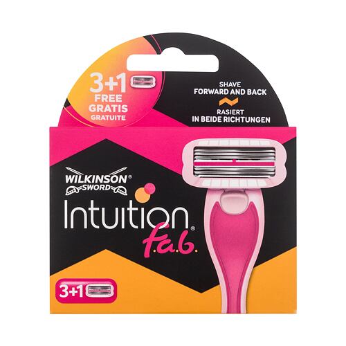 Náhradní břit Wilkinson Sword Intuition F.a.b. 4 ks