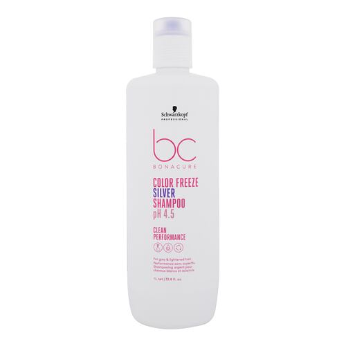 Šampon Schwarzkopf Professional BC Bonacure Color Freeze pH 4.5 Shampoo Silver 1000 ml