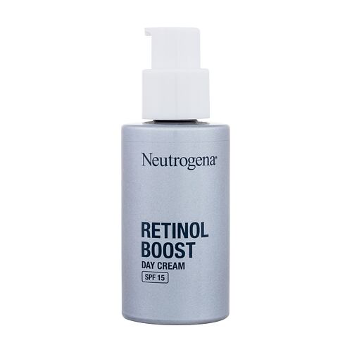 Denní pleťový krém Neutrogena Retinol Boost Day Cream SPF15 50 ml poškozená krabička