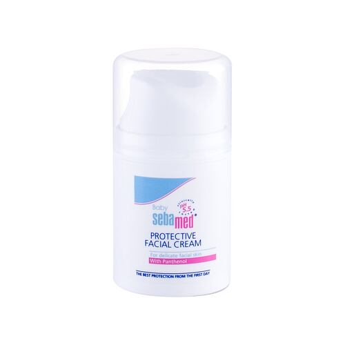 Denní pleťový krém SebaMed Baby Protective Facial Cream 50 ml poškozená krabička