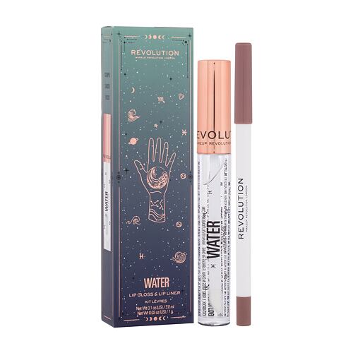 Lesk na rty Makeup Revolution London Fantasy Lip Kit 3 ml Water Kazeta