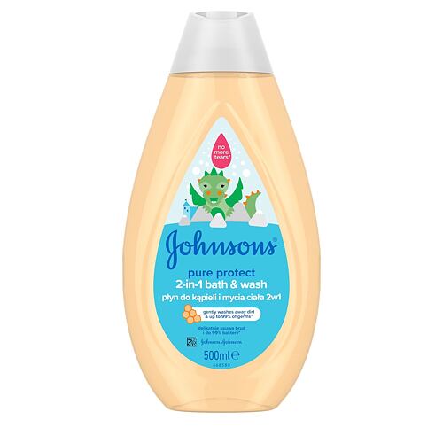 Sprchový gel Johnson´s Kids Pure Protect 2-in-1 Bath & Wash 500 ml