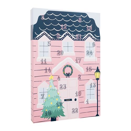 Bomba do koupele Bomb Cosmetics Santa Stop Here Advent Calendar 1 ks poškozená krabička Kazeta
