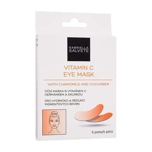 Maska na oči Gabriella Salvete Vitamin C Eye Mask 5 ks poškozená krabička