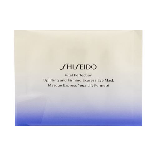 Maska na oči Shiseido Vital Perfection Uplifting & Firming Express Eye Mask 12 ks poškozená krabička