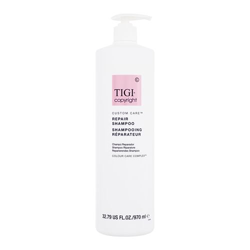 Šampon Tigi Copyright Custom Care Repair Shampoo 970 ml poškozený flakon