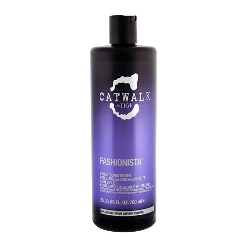 Kondicionér Tigi Catwalk Fashionista Violet 750 ml poškozený flakon