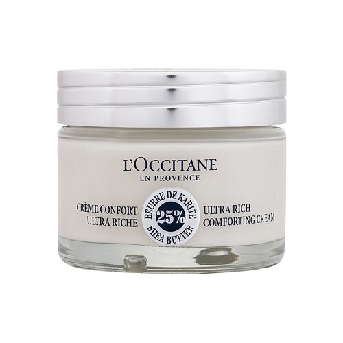 Denní pleťový krém L'Occitane Shea Butter Ultra Rich Comforting Cream 50 ml