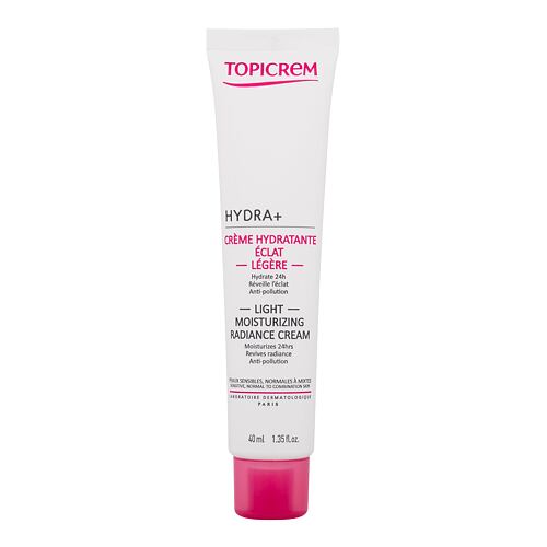 Denní pleťový krém Topicrem HYDRA+ Light Moisturizing Radiance Cream 40 ml