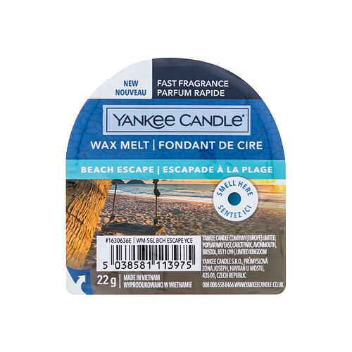 Vonný vosk Yankee Candle Beach Escape 22 g poškozený obal