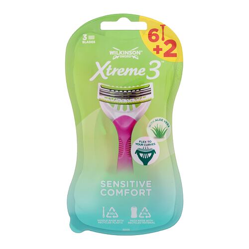 Holicí strojek Wilkinson Sword Xtreme 3 Sensitive Comfort 8 ks