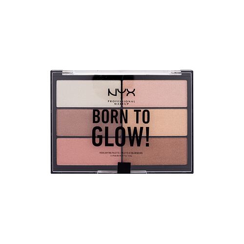 Rozjasňovač NYX Professional Makeup Born To Glow Highlighting Palette 28,8 g
