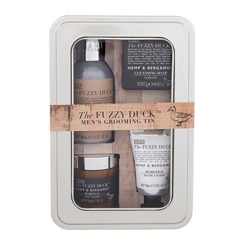 Šampon Baylis & Harding The Fuzzy Duck™ Men's Grooming Tin Hemp & Bergamot 100 ml poškozená krabička Kazeta