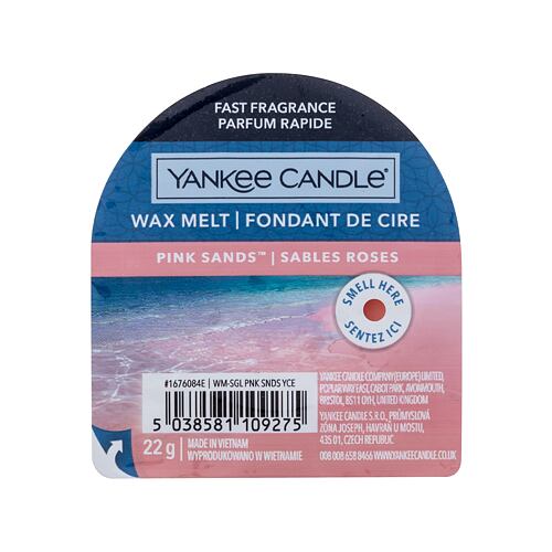 Vonný vosk Yankee Candle Pink Sands 22 g poškozený obal