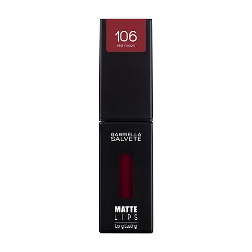 Rtěnka Gabriella Salvete Matte Lips 4,5 ml 106 Red Moon