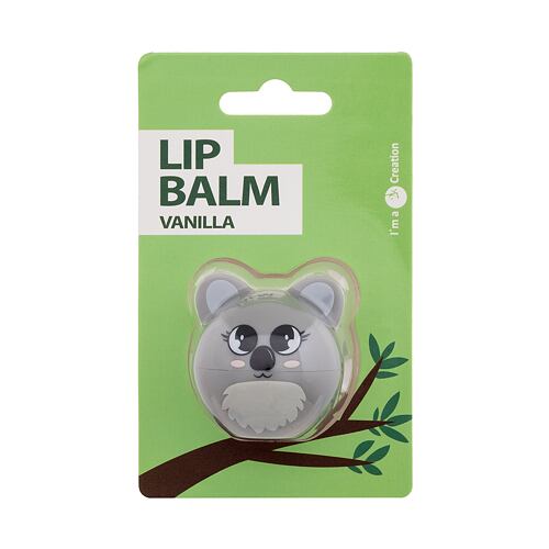 Balzám na rty 2K Cute Animals Lip Balm Vanilla 6 g poškozený obal