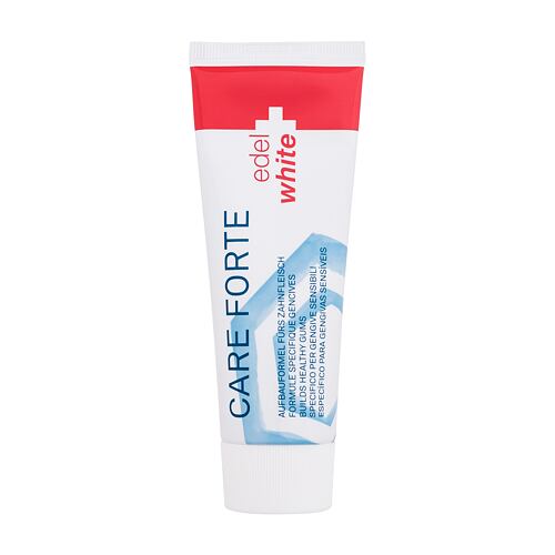 Zubní pasta Edel+White Care Forte Toothpaste 75 ml poškozená krabička