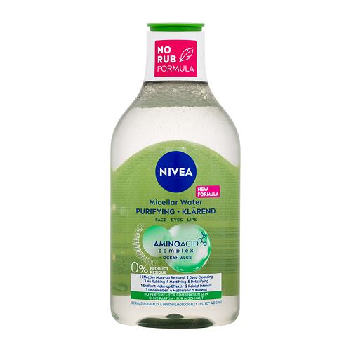 Micelární voda Nivea Micellar Water Purifying 400 ml