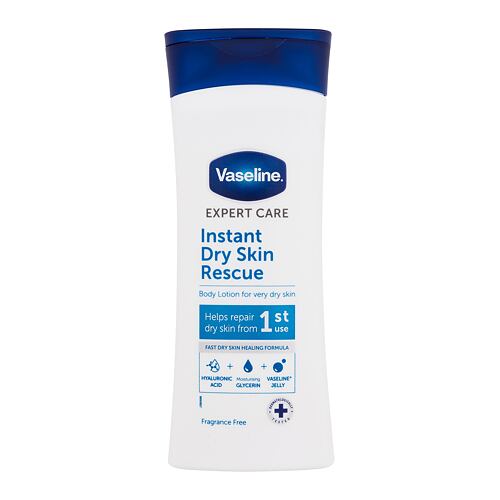 Tělové mléko Vaseline Expert Care Instant Dry Skin Rescue 400 ml