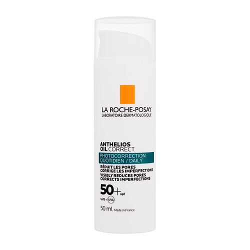 Opalovací přípravek na obličej La Roche-Posay Anthelios Oil Correct Photocorrection Daily Gel-Cream SPF50+ 50 ml poškozená krabička