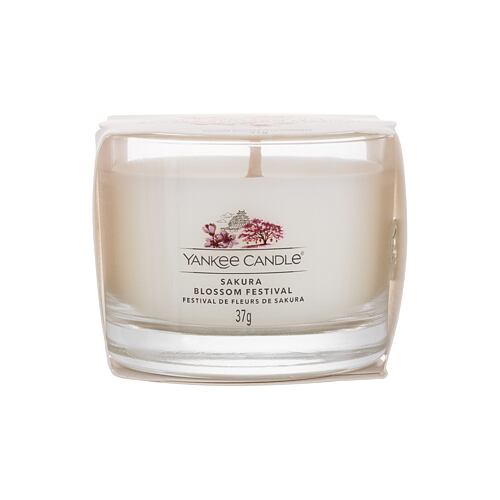 Vonná svíčka Yankee Candle Sakura Blossom Festival 37 g poškozený obal